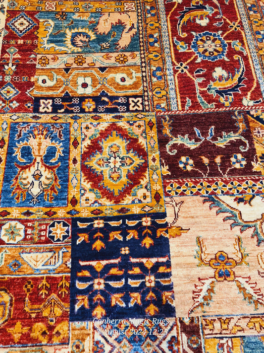 Fantastic Natural Red Base with Multi Colour Handmade Wool Rug – 190x125 CMFantastic Natural Red Base with Multi Colour Handmade Wool Rug – 190x125 CM - /products/superfine-handmade-kazak-wool-rugs-190x125