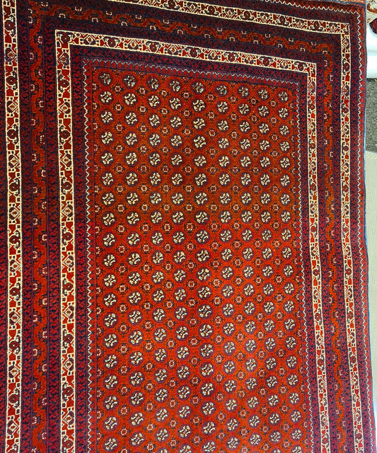 Soft Wool Turkmen Rug (130 X 200 CM) – Premium Handmade Bukhara Style - /products/soft-wool-bukhara-turkmen-rug-130x200-cm