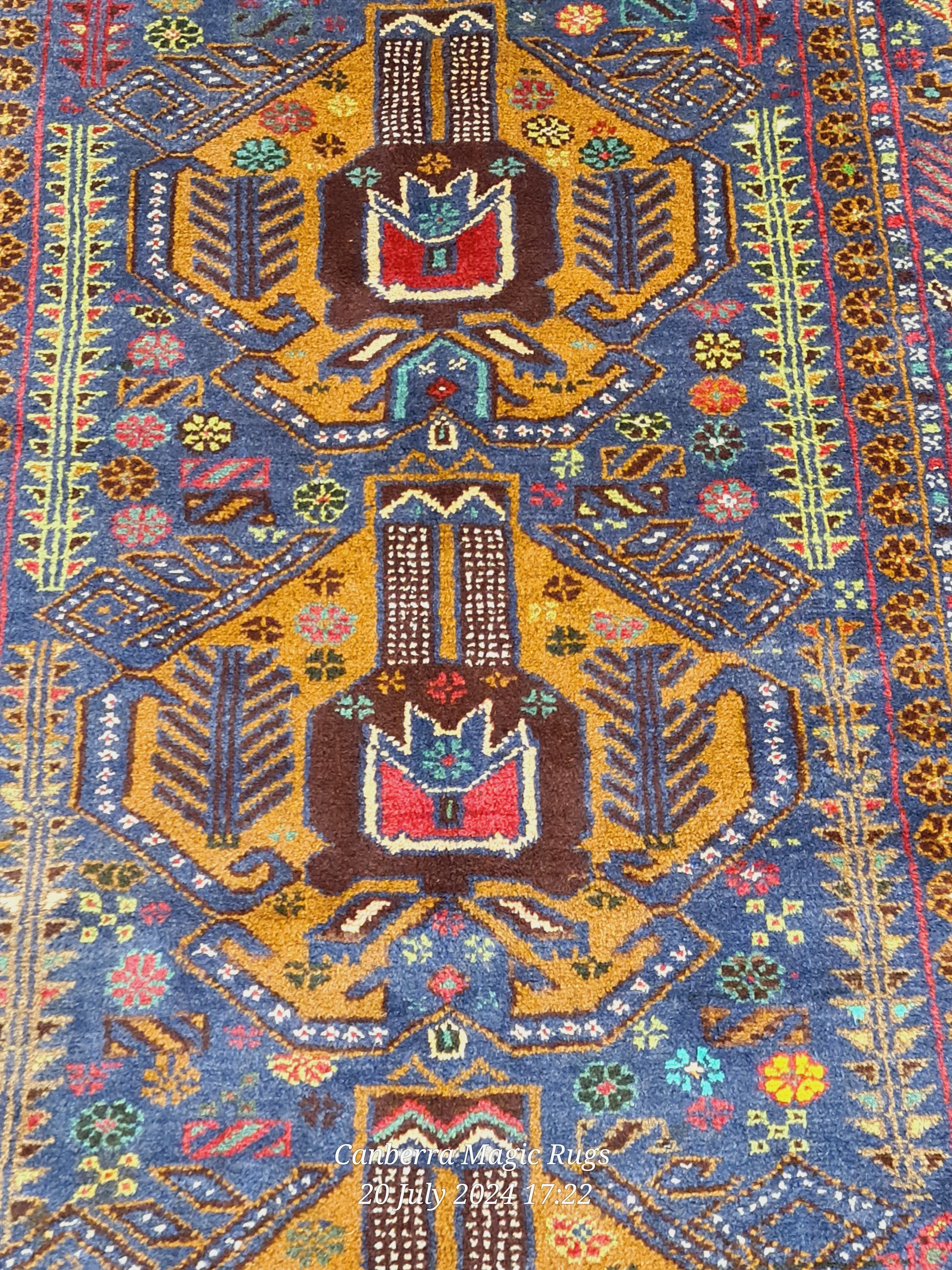 Herati Lamb Wool Rugs