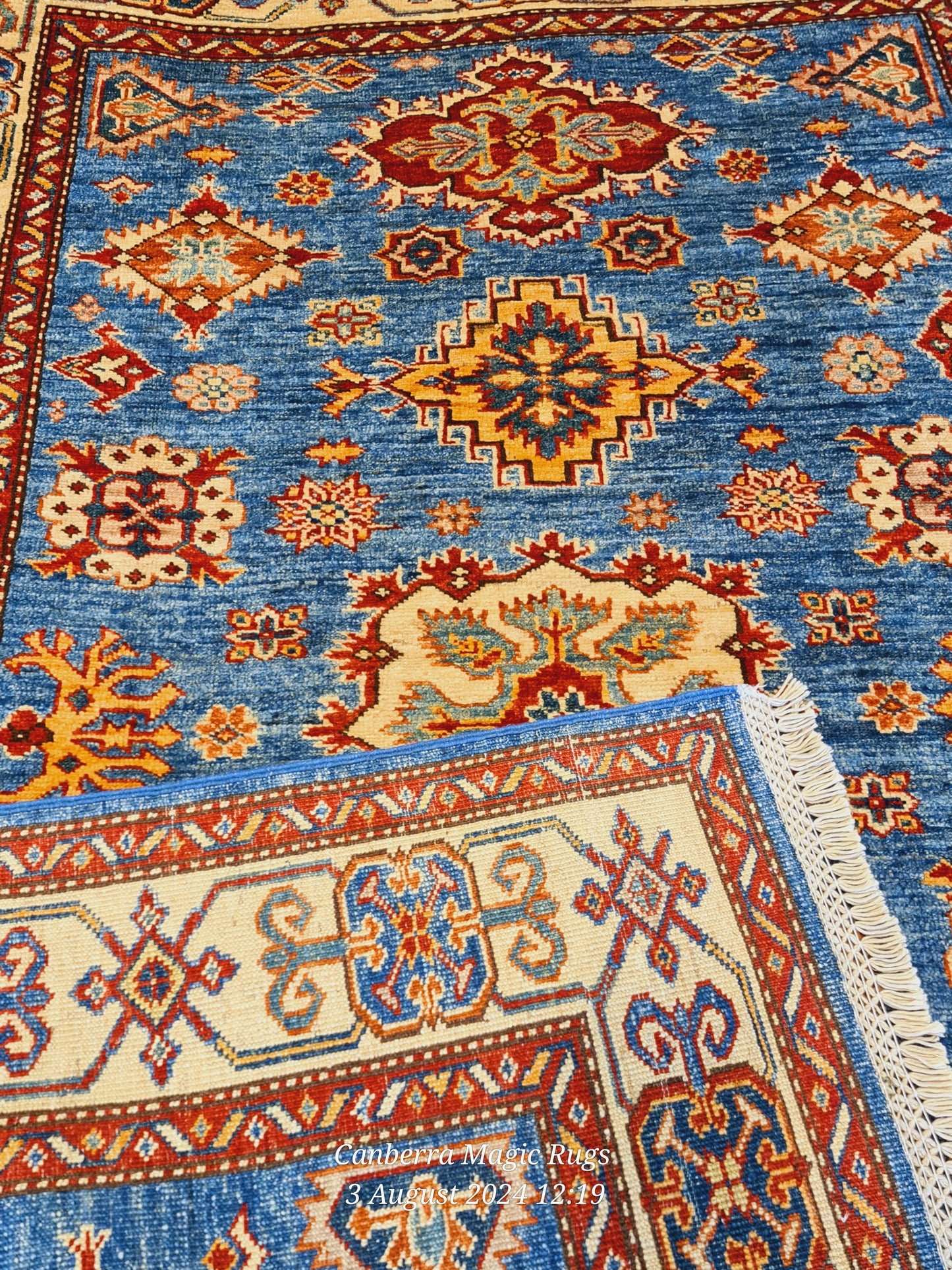 Superfine Kazak Rug Lamb's Wool Rugs (125 x 185 CM)