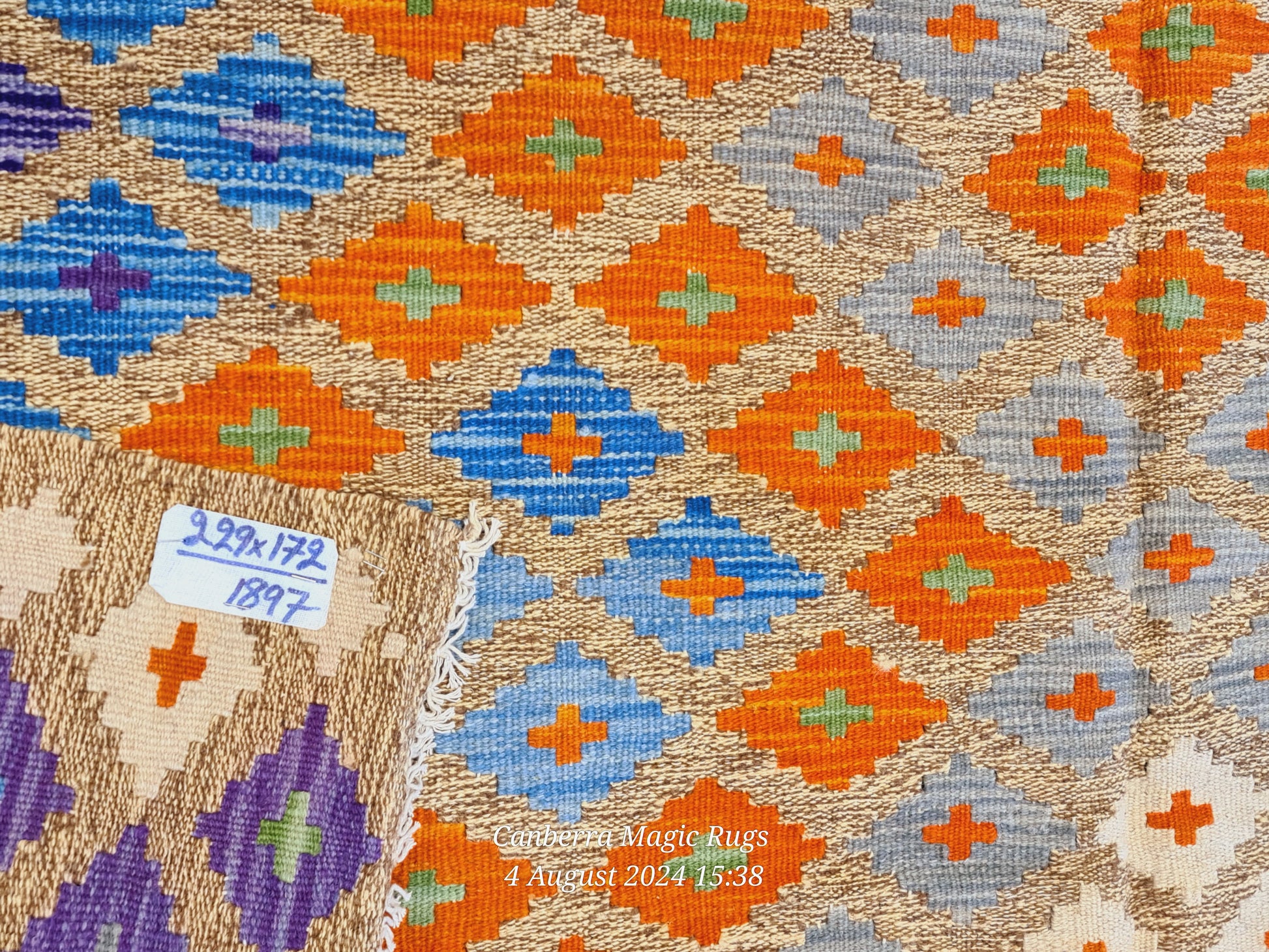 Rainbow killim rugs Canberra