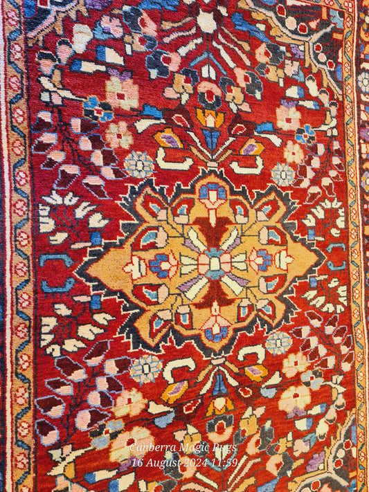 Persian Herati Handmade Wool Rugs - /products/wool-silk-persian-rug-online-copy-105-x-150-cm