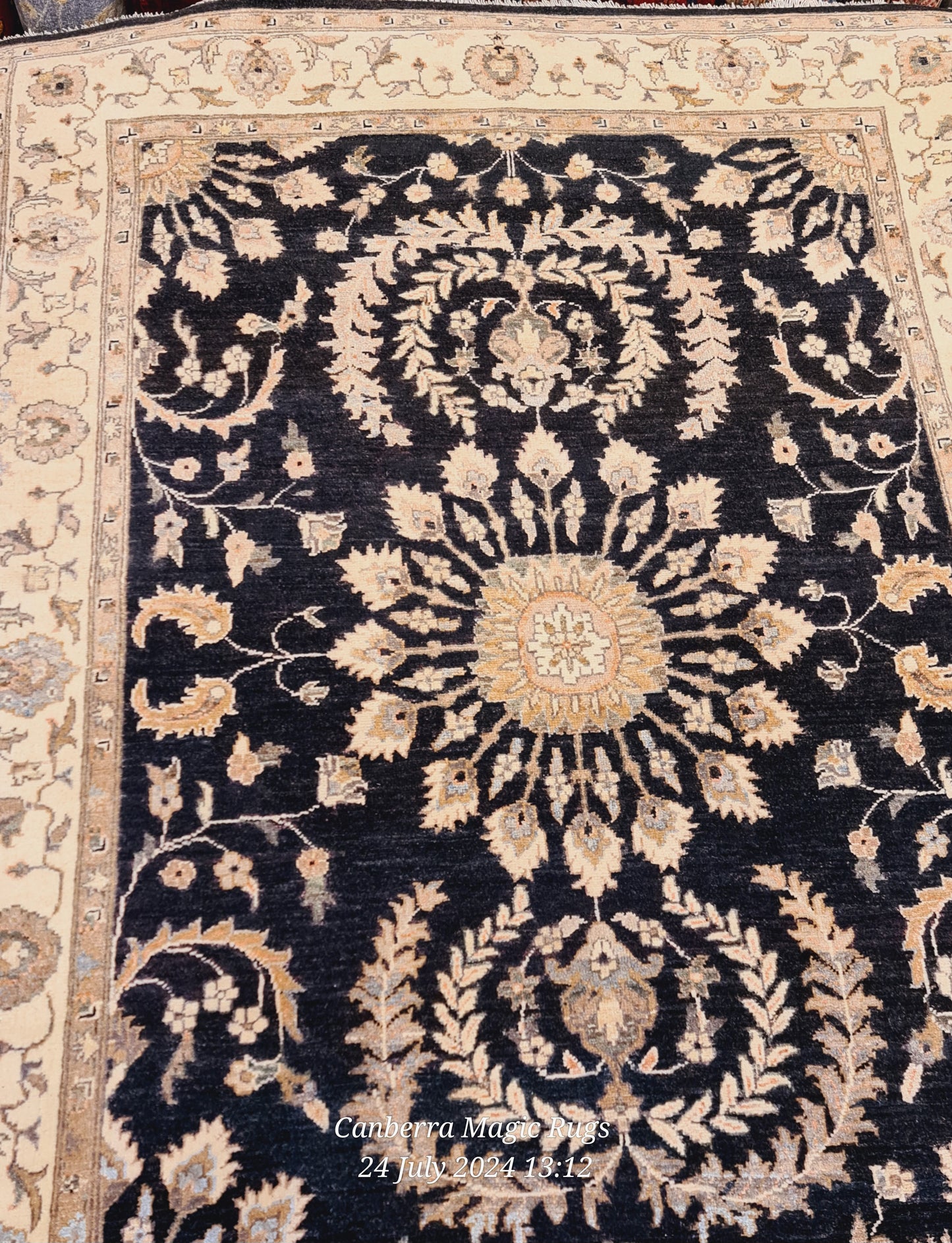 Hand Knotted Chubi Wool Rug (150 x 210 cm) | Authentic Wool Rugs Online – Magic Rugs