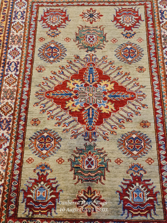 Masterpiece of Super Kazak (102 x 155 CM) - /products/superfine-kazak-handmade-designer-rugs-online-99-x-157-cm