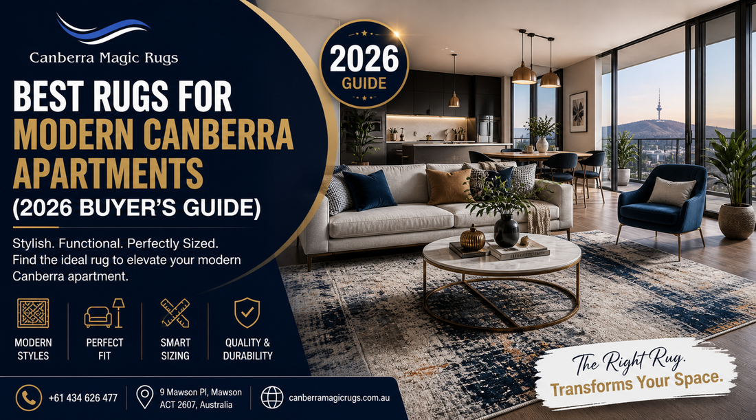 Best Rugs for Modern Canberra Apartments (2026 Buyer's Guide)