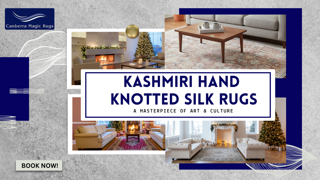 Kashmiri Hand Knotted Silk Rugs