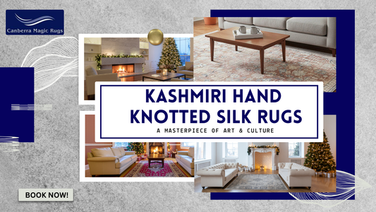 Kashmiri Hand Knotted Silk Rugs