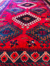 A beautiful and Double Knotted Wool On Wool Persian ANTIQUE Shiraz woven by Persian Masters