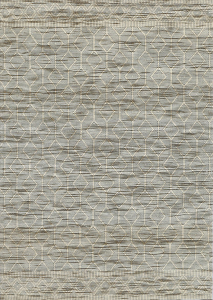 Copacabana Lattice Moss Wool Rug