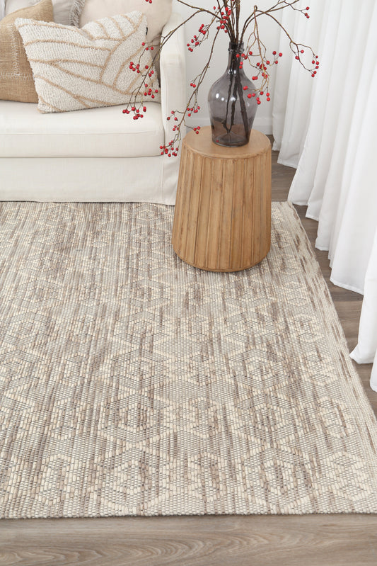 Copacabana Diamond Beige Wool Rug - /products/copacabana-diamond-beige-wool-rug