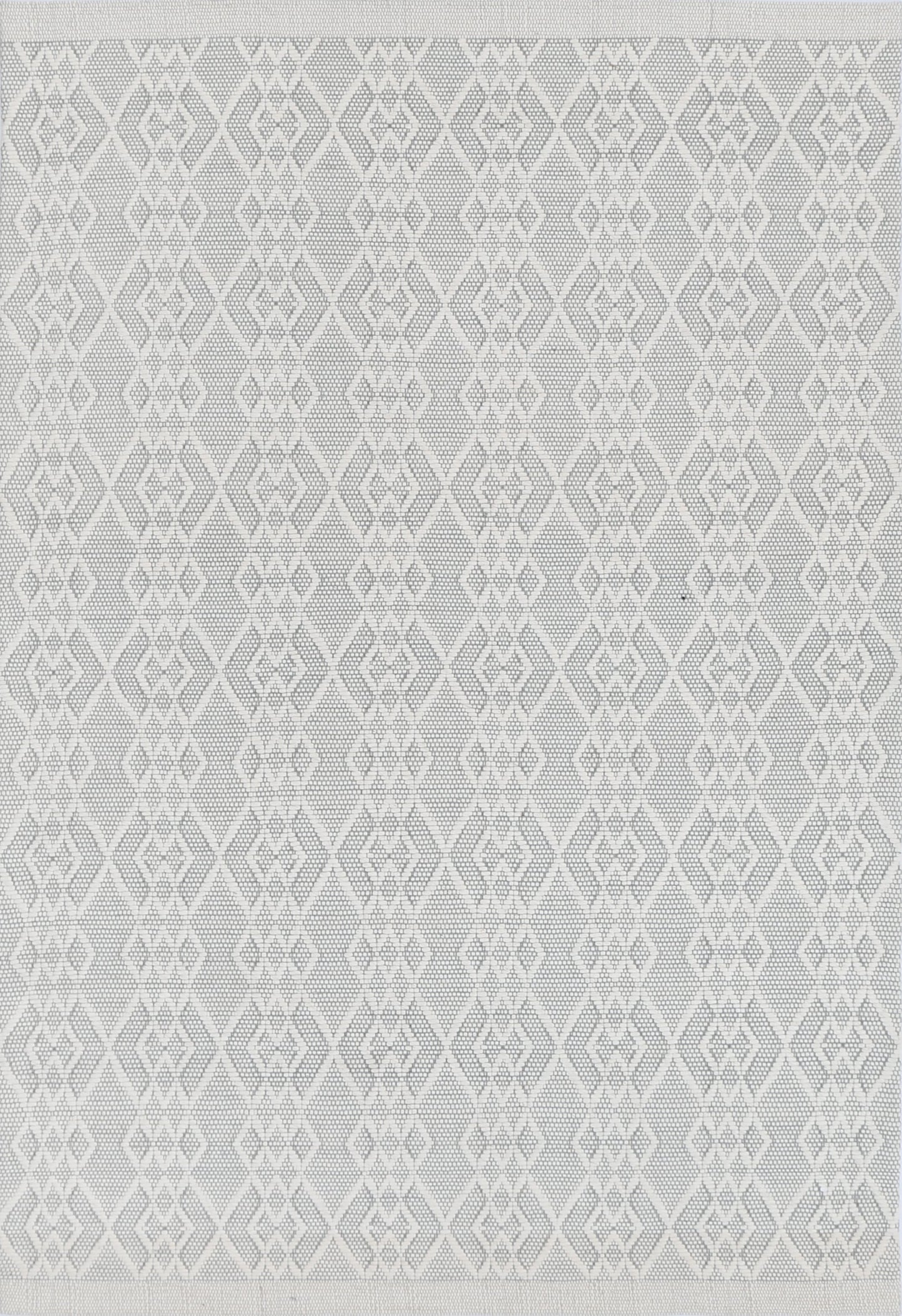 Copacabana Diamond Grey Wool Rug