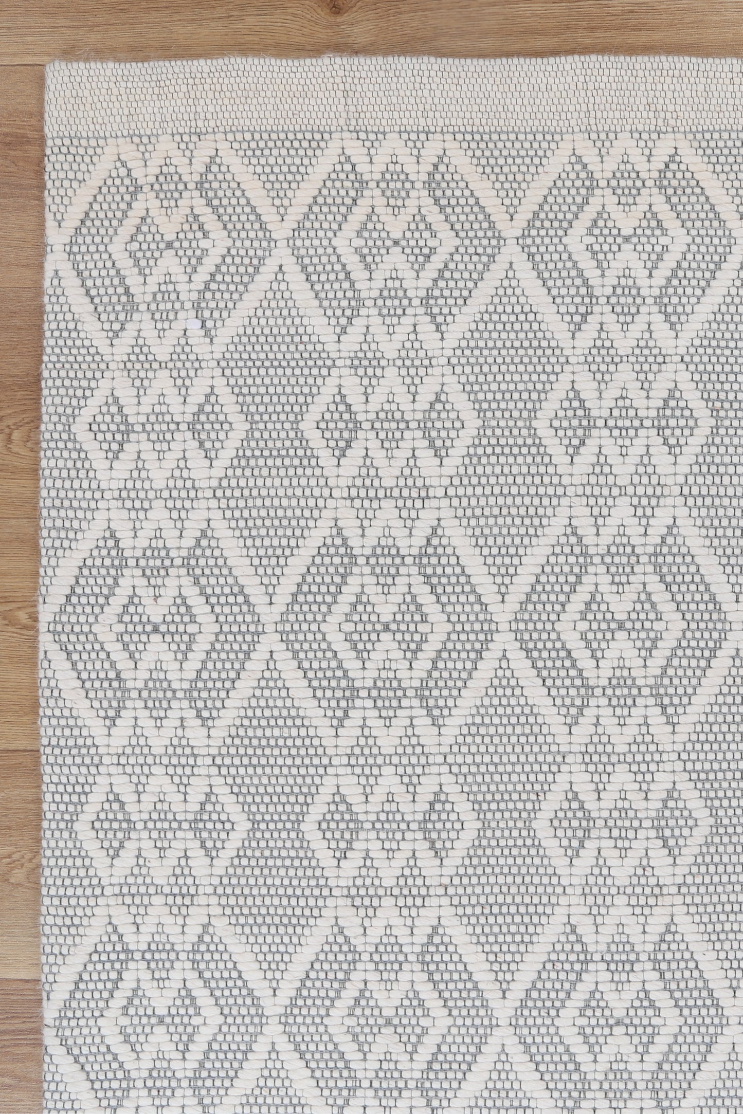 Copacabana Diamond Grey Wool Rug