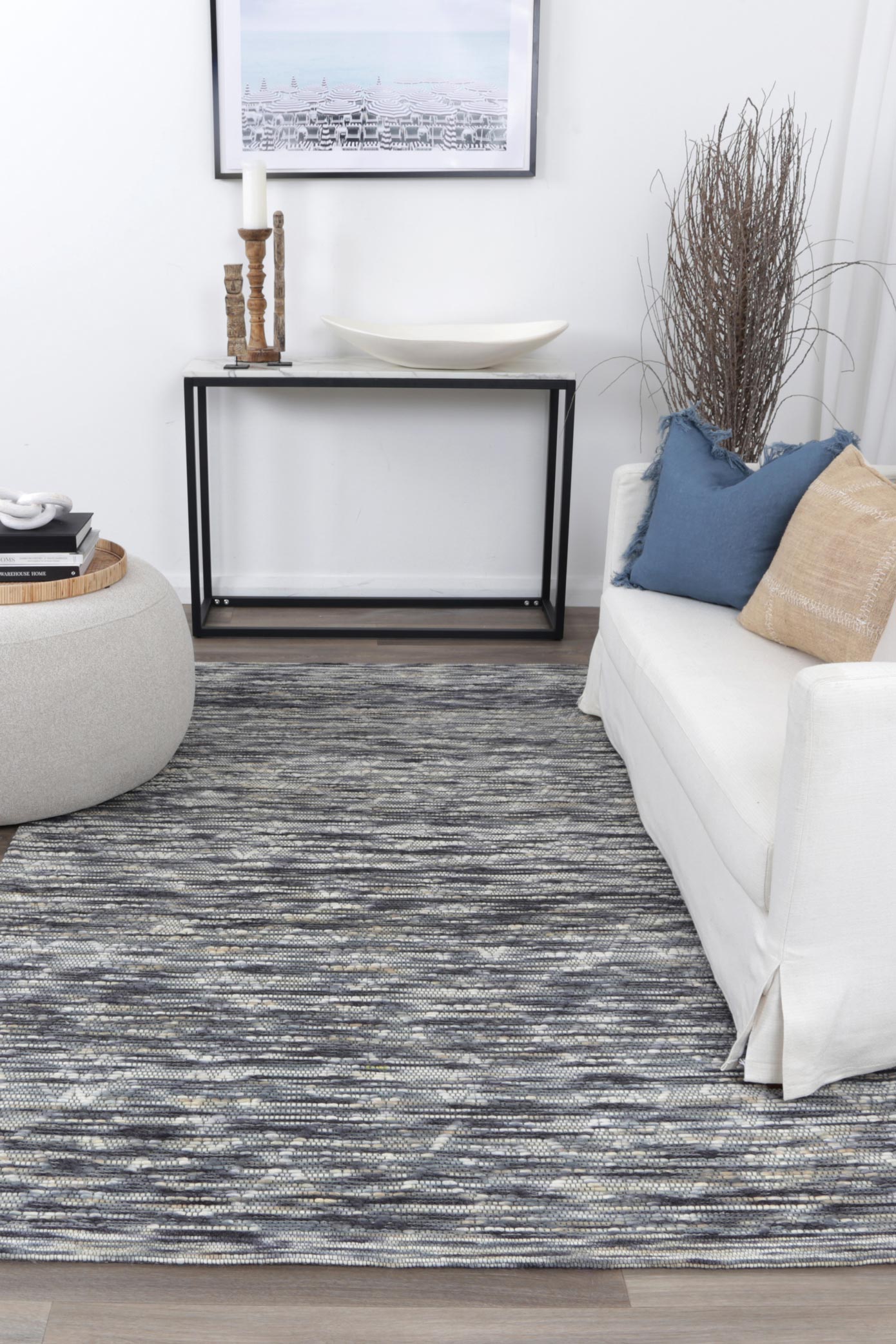 Copacabana Diamond Stone Wool Rug