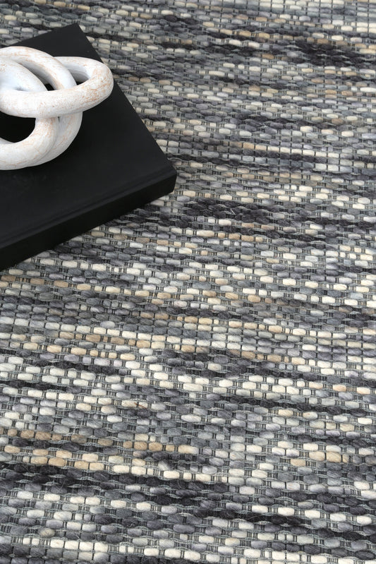 Copacabana Chevron Stone Wool Rug - /products/copacabana-chevron-stone-wool-rug