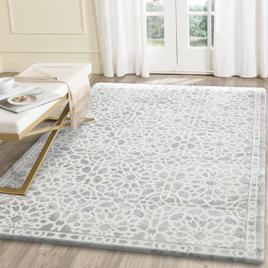 Matisse Grey Demask Rug - /products/morisot-grey-demask-rug