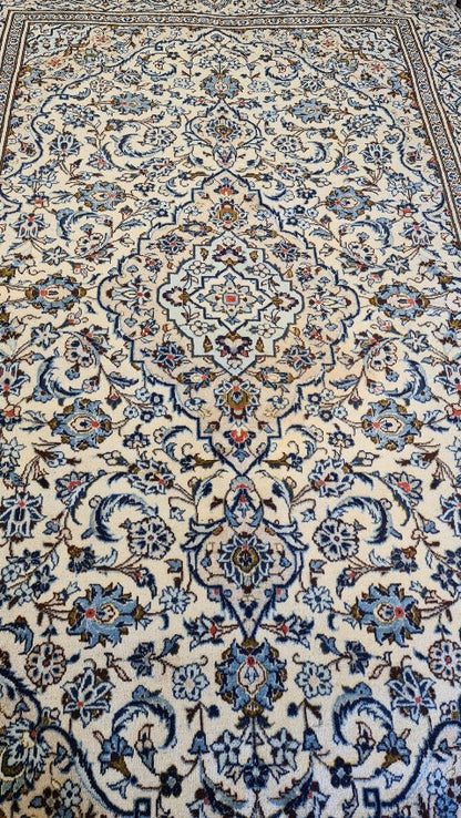 PERSIAN HANDMADE CREAM KASHAN WOOL