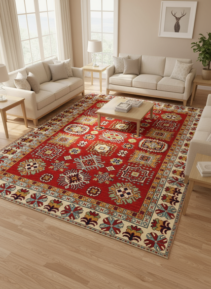 Hand Knotted Kazak Rug Online