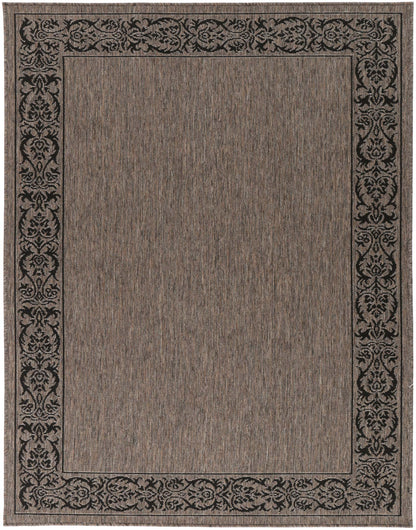 Sisalo Ebony Bordered Rug