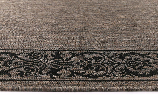 Sisalo Ebony Bordered Rug - /products/sisalo-54-j48-e