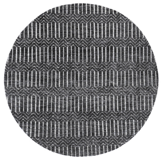 Amritsar Attari Charcoal & Beige Round Cotton Blend RugAmritsar Attari Charcoal & Beige Round Cotton Blend Rug - /products/amritsar-attari-charcoal-beige-round-cotton-blend-rug