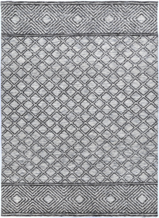 Amritsar Ajnala Charcoal & Beige Cotton Blend RugAmritsar Ajnala Charcoal & Beige Cotton Blend Rug - /products/amritsar-ajnala-charcoal-beige-cotton-blend-rug