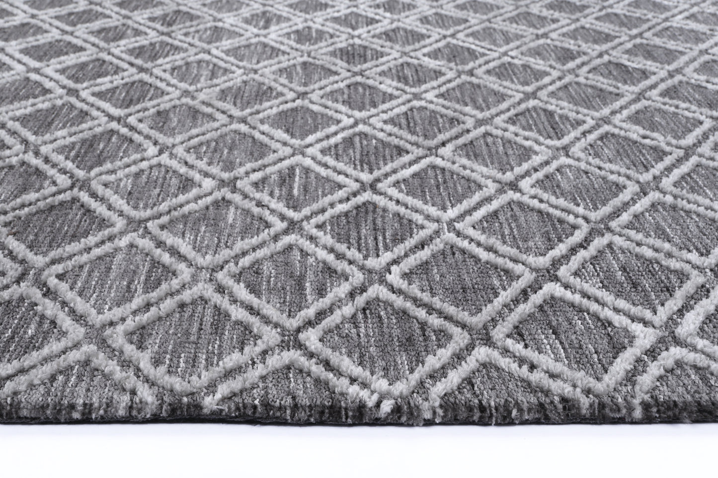 Amritsar Ajnala Grey Cotton Blend Rug