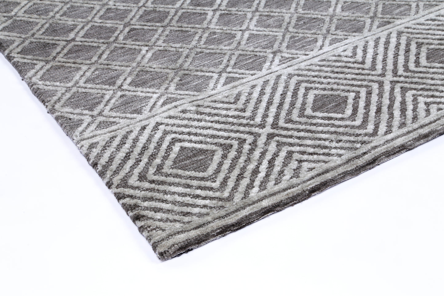 Amritsar Ajnala Grey Cotton Blend Rug