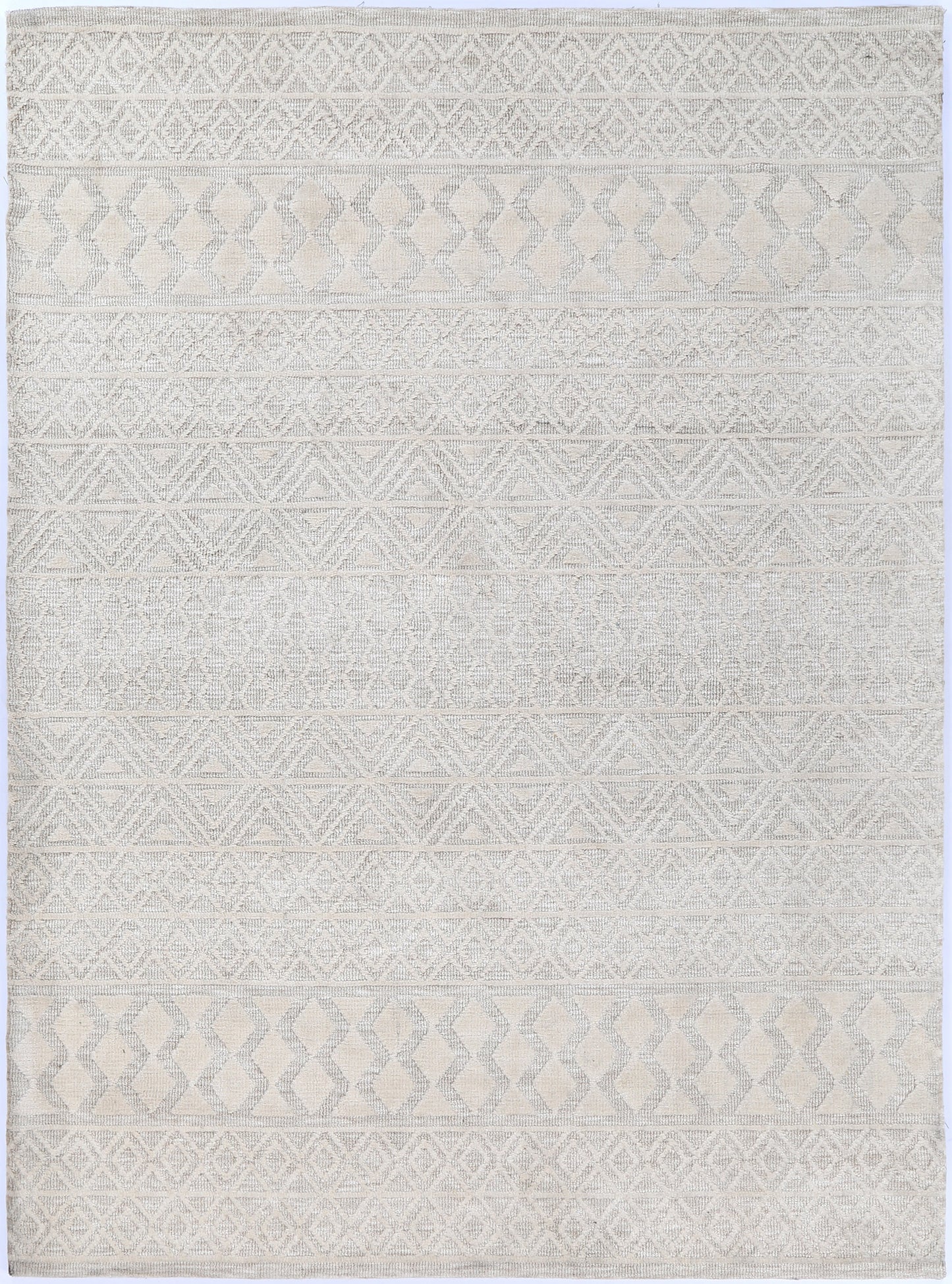 Amritsar Ramdass Cream Cotton Blend Rug