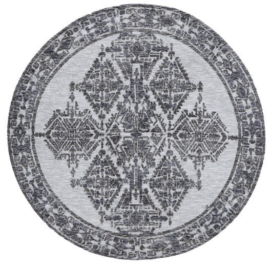 Amritsar Beas Grey Round Cotton Blend RugAmritsar Beas Grey Round Cotton Blend Rug - /products/amritsar-beas-grey-round-cotton-blend-rug