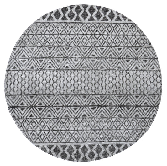 Amritsar Ramdass Grey Round Cotton Blend RugAmritsar Ramdass Grey Round Cotton Blend Rug - /products/amritsar-ramdass-grey-round-cotton-blend-rug