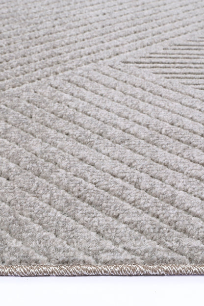 Ares Delia Overlay Ash Rug