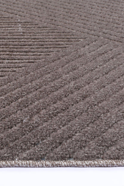 Ares Thasos Overlay Taupe Rug