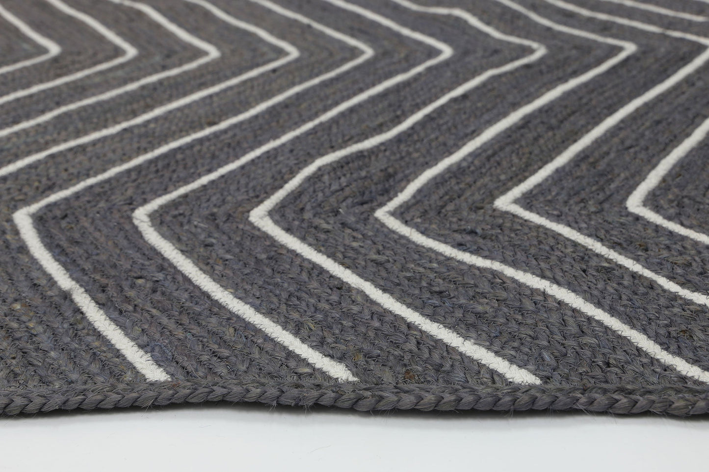 Artwell Grey Chevron Rug