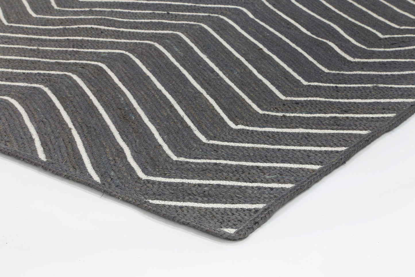 Artwell Grey Chevron Rug