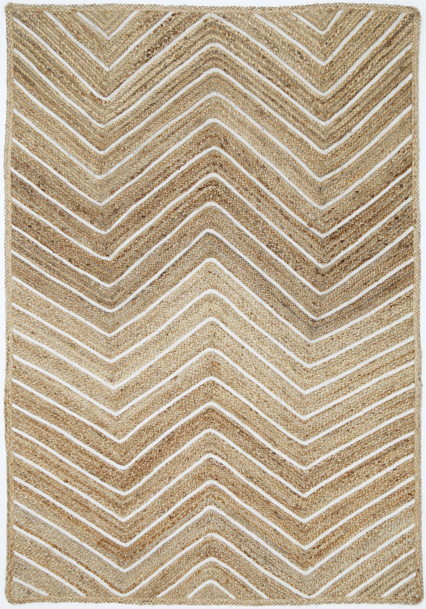 Artisan Beige Chevron Rug