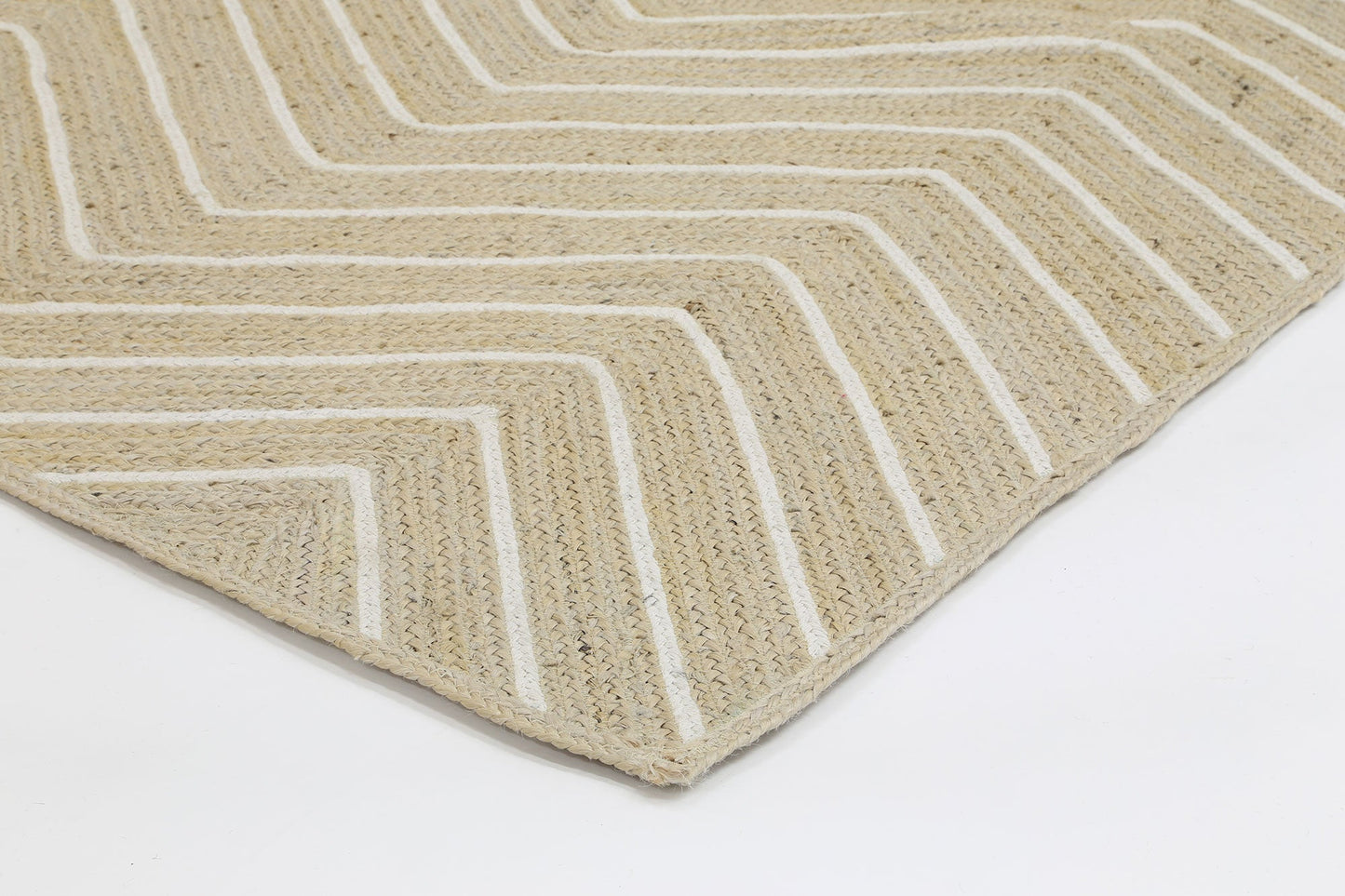 Artisan Light Beige Chevron Rug