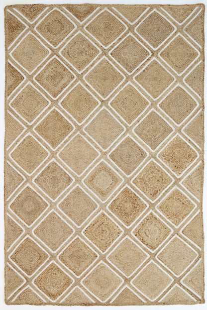 Artwell Beige Parquetry Rug