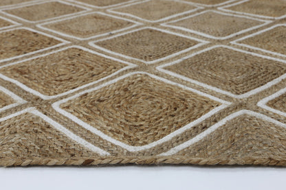 Artwell Beige Parquetry Rug
