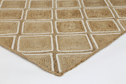 Artwell Beige Parquetry Rug
