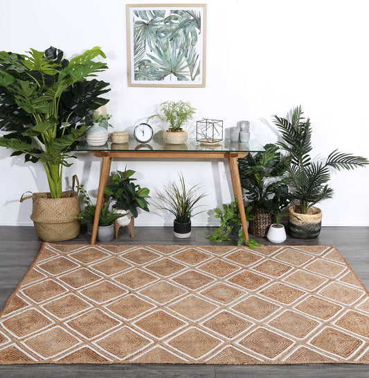 Artisan Beige Parquetry Rug - /products/artisan-beige-natural-parquetry-rug
