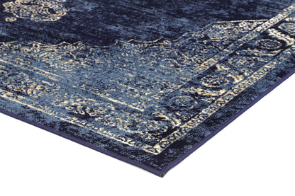 Ariana Distressed Navy Rug