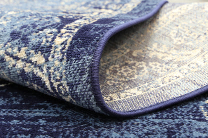Ariana Distressed Navy Rug