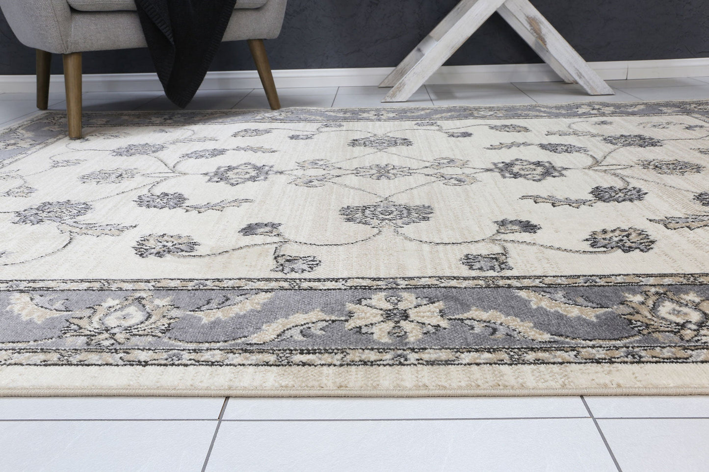 Arya Ziegler Cream Grey Rug