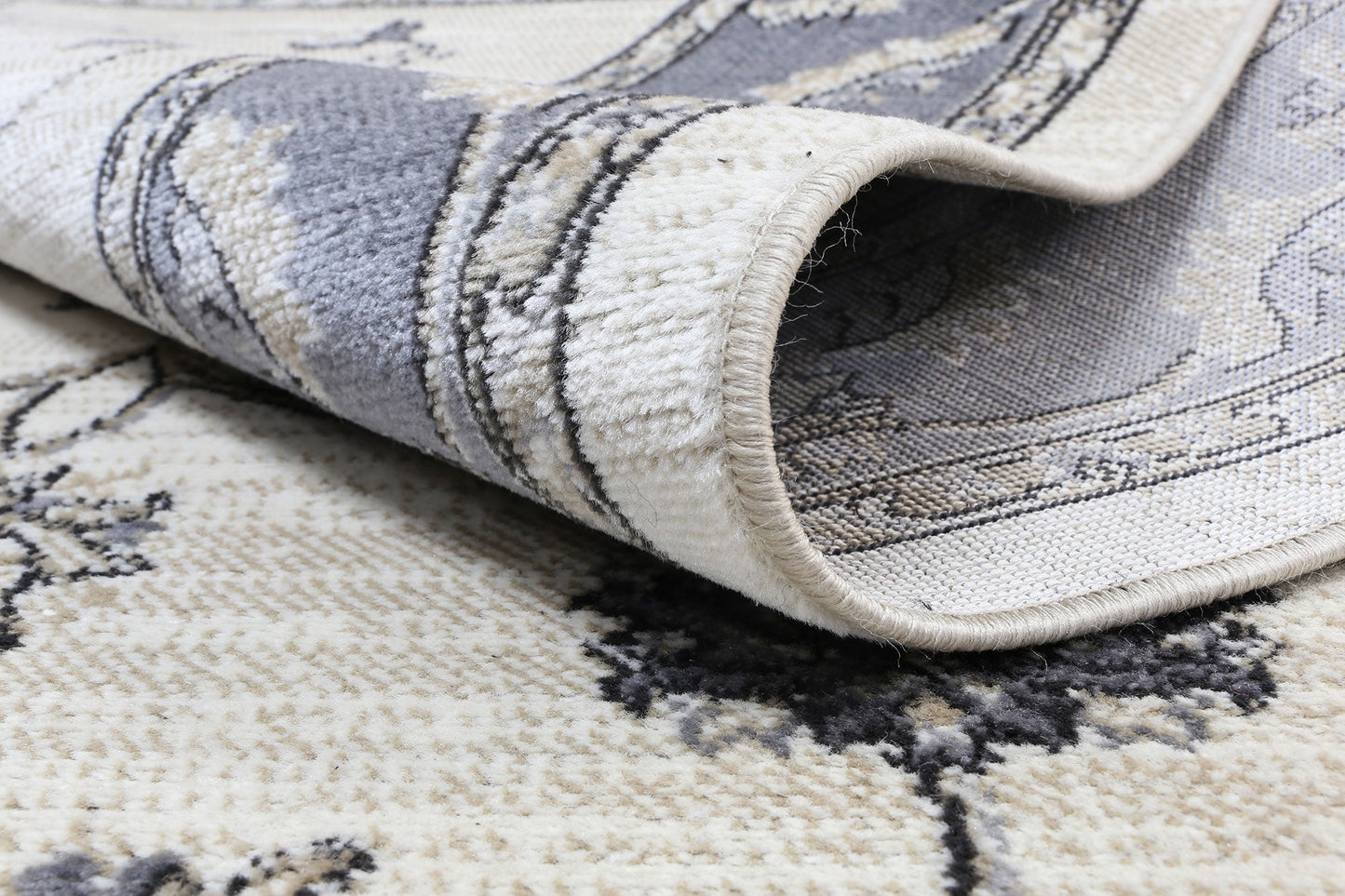 Arya Ziegler Cream Grey Rug