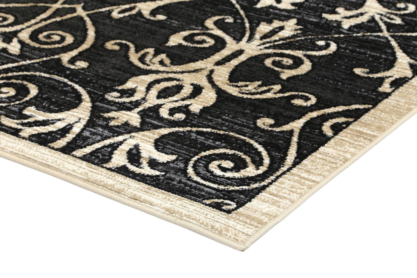 Arya Vines Grey Beige Rug