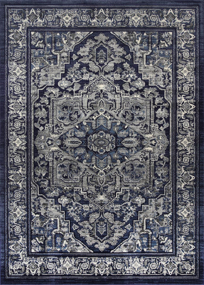 Ariana Tranistional Navy Rug