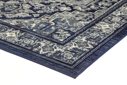 Ariana Tranistional Navy Rug
