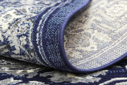 Ariana Tranistional Navy Rug
