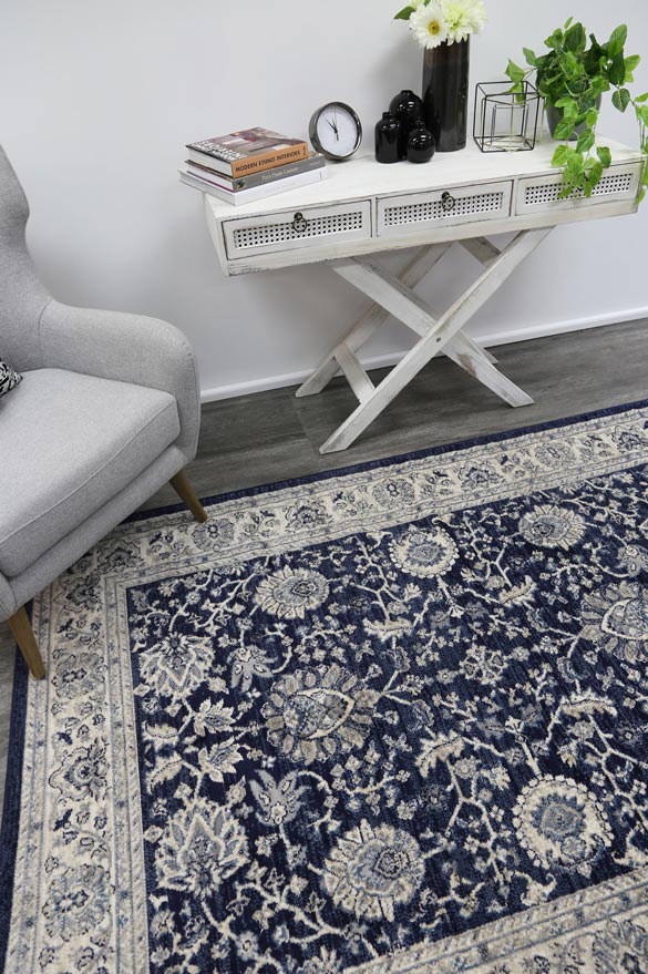 Arya Ziegler Navy Rug