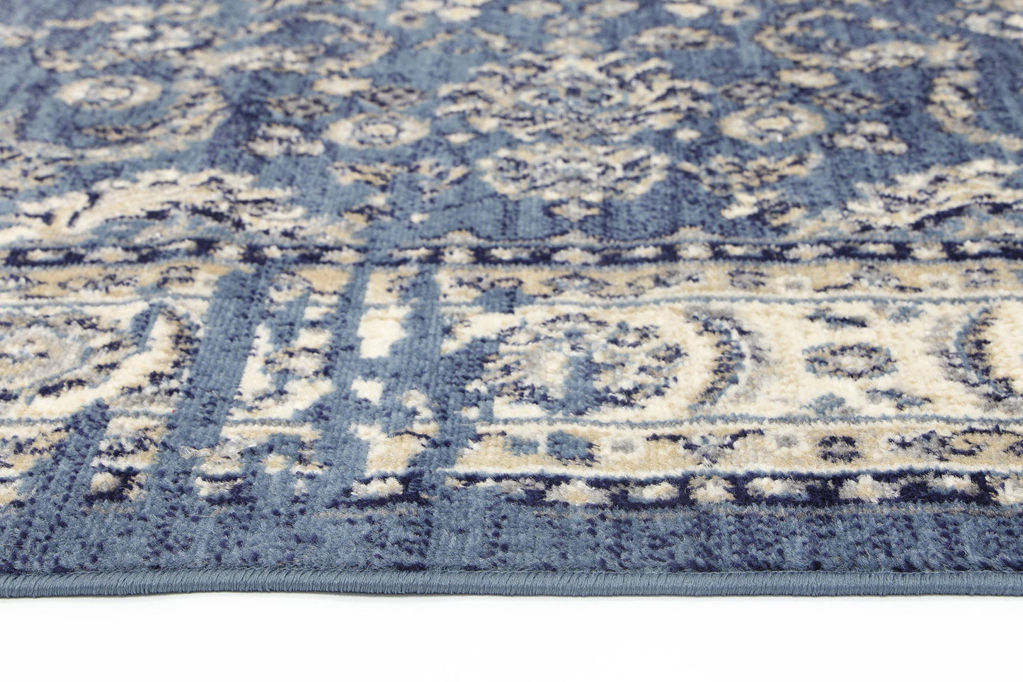 Arya Ziegler Distressed Navy Rug